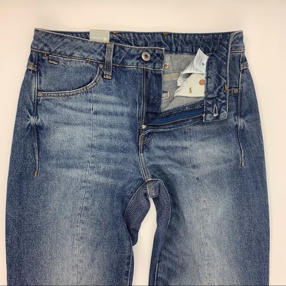 G-Star Raw Lanc 3D High Straight Prestored Blue Jeans, NWT, 27 - Picture 6 of 16